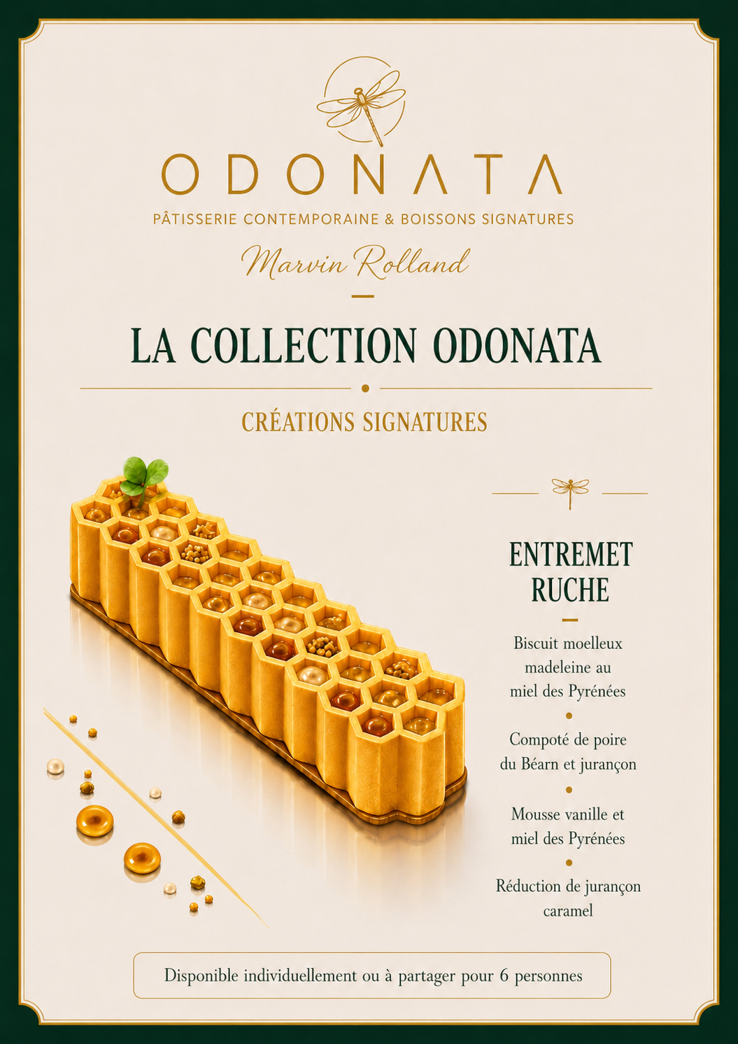Gâteau à étages Odonata pour événement